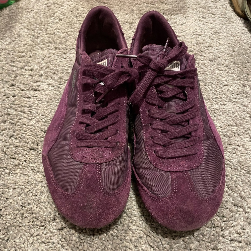 Puma purple suede size 8 women’s